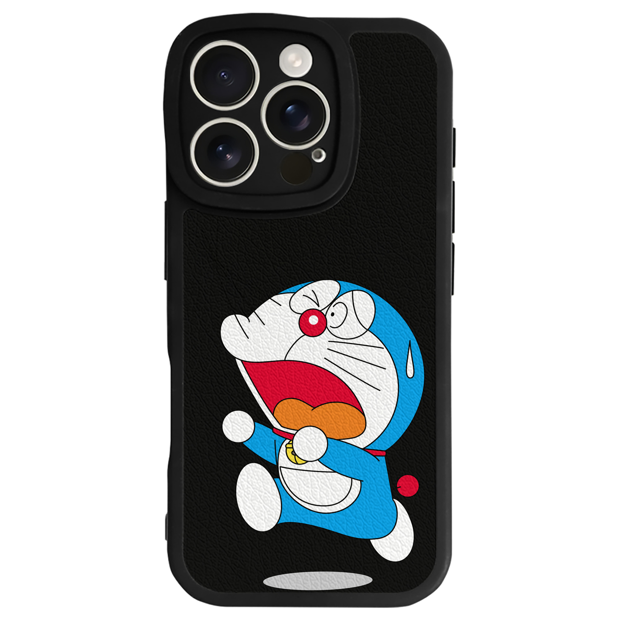（画像用） ドラえもん Doraemon 【iPhone 16シリーズ対応】シリコンスマホケース（レザー調） 材質：シリコン